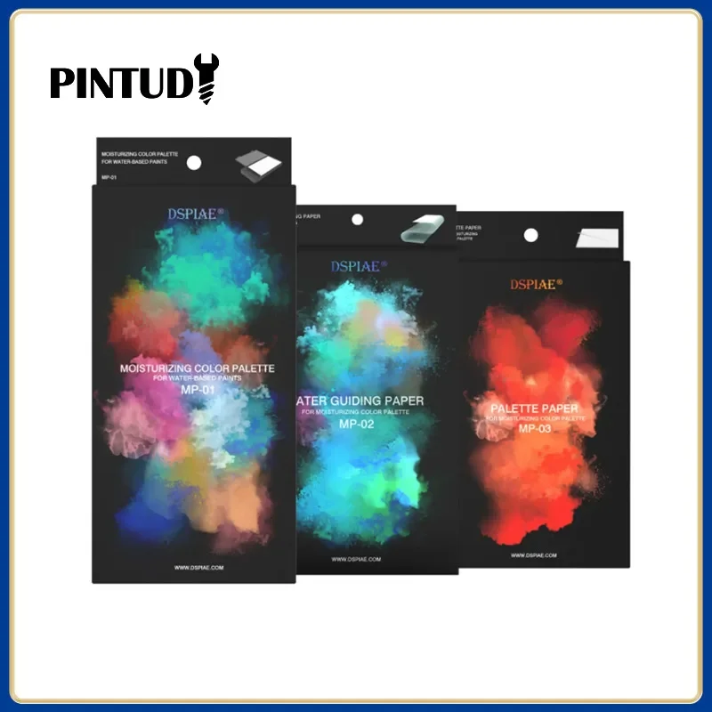 DSPIAE MP-01 MP-02 MP-03 Moisturizing Color Palette for Water-based Paints Moisture-retaining Palette For Acrylic Paints 50pcs